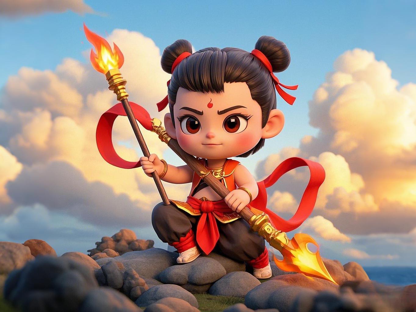 哪吒2背后的投资公司出品的动漫宣传图